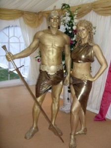 Human statues