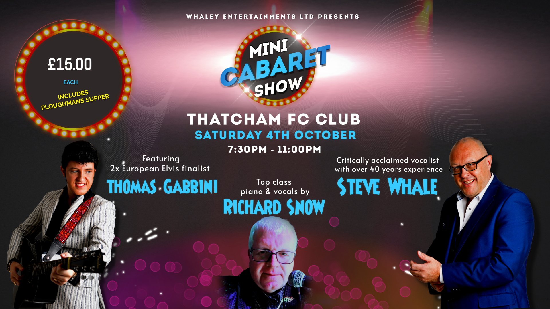 Mini Cabaret show poster ad (2)